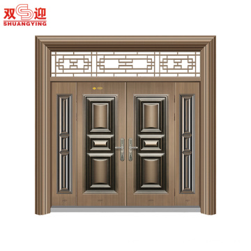 Luxus chinesischen Stil Villa Eintrag Nicht-Standard Stahl Tür-REUNION-Customized Eingang